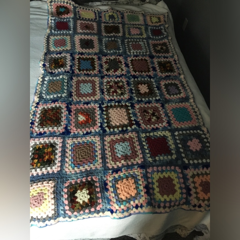 Granny square Afghan
